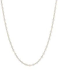Effy Cultured Freshwater Pearl (3mm) Statement Necklace in 14k Gold, 14k White Gold or 14k Rose Gold