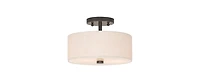 Livex Meridian Semi Flush Light