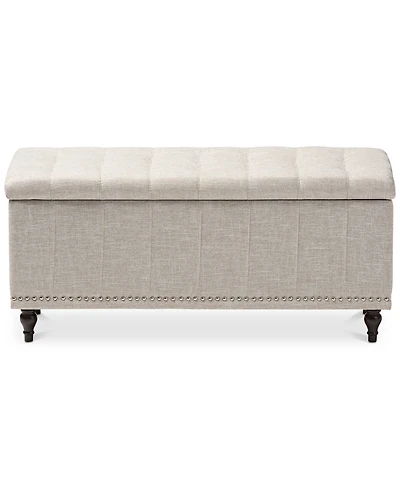 Kaylee Button-Tufted Storage Ottoman Bench