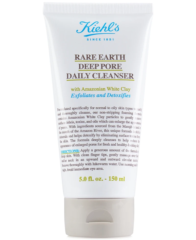 Kiehl's Since 1851 Rare Earth Deep Pore Daily Cleanser, 5 fl. oz.