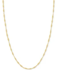 Italian Gold Singapore Link Chain 7 8mm Collection In 14k Gold