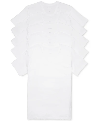 Calvin Klein Men's 5-Pack Cotton Classics V-Neck Undershirts, Created for Macy's