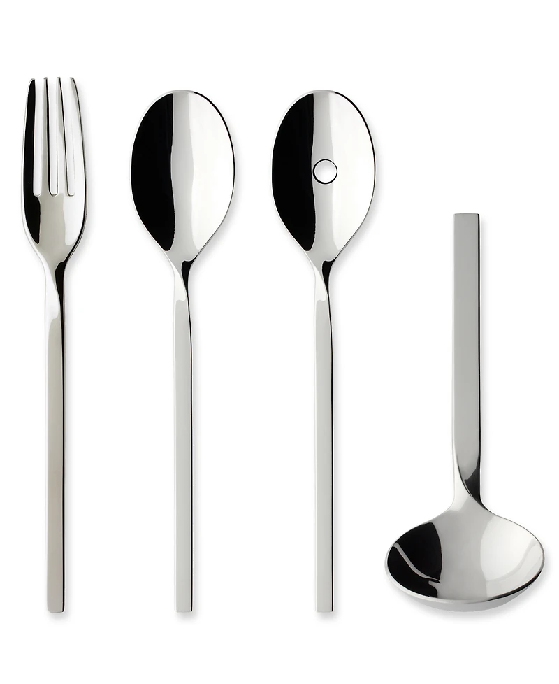 Villeroy & Boch Flatware 18/10, New Wave 4 Piece Serving Set