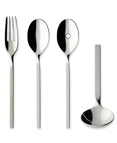 Villeroy & Boch Flatware 18/10, New Wave 4 Piece Serving Set