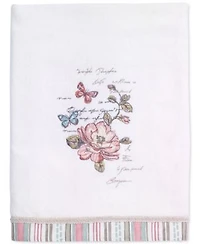 Avanti Butterfly Garden Cotton Bath Towels