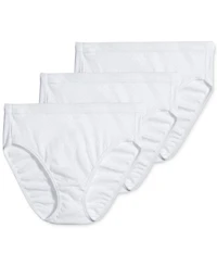 Jockey Elance Cotton French Cut Underwear 3-Pk 1541, Extended Sizes