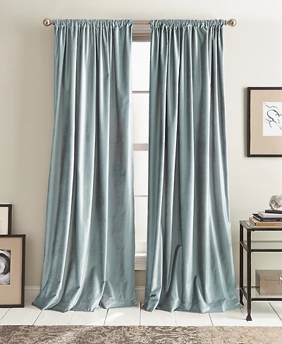 Modern Velvet 50" x 108" Curtain Set