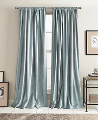 Modern Velvet 50" x 108" Curtain Set