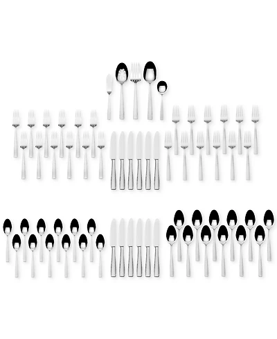 Mikasa 65-Pc. Oliver Flatware Set, Service for 12