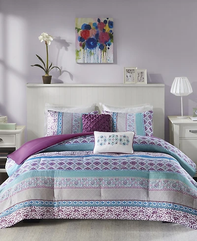 Intelligent Design Joni Reversible 4-Pc. Comforter Set, Twin/Twin Xl