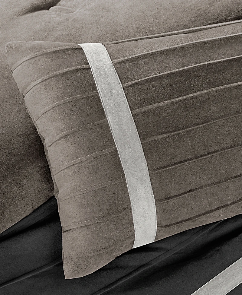 Madison Park Palmer Faux-Suede7-Pc. Comforter Set, Queen