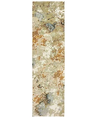 Oriental Weavers Evolution Alloy 2'3" x 8' Runner Area Rug