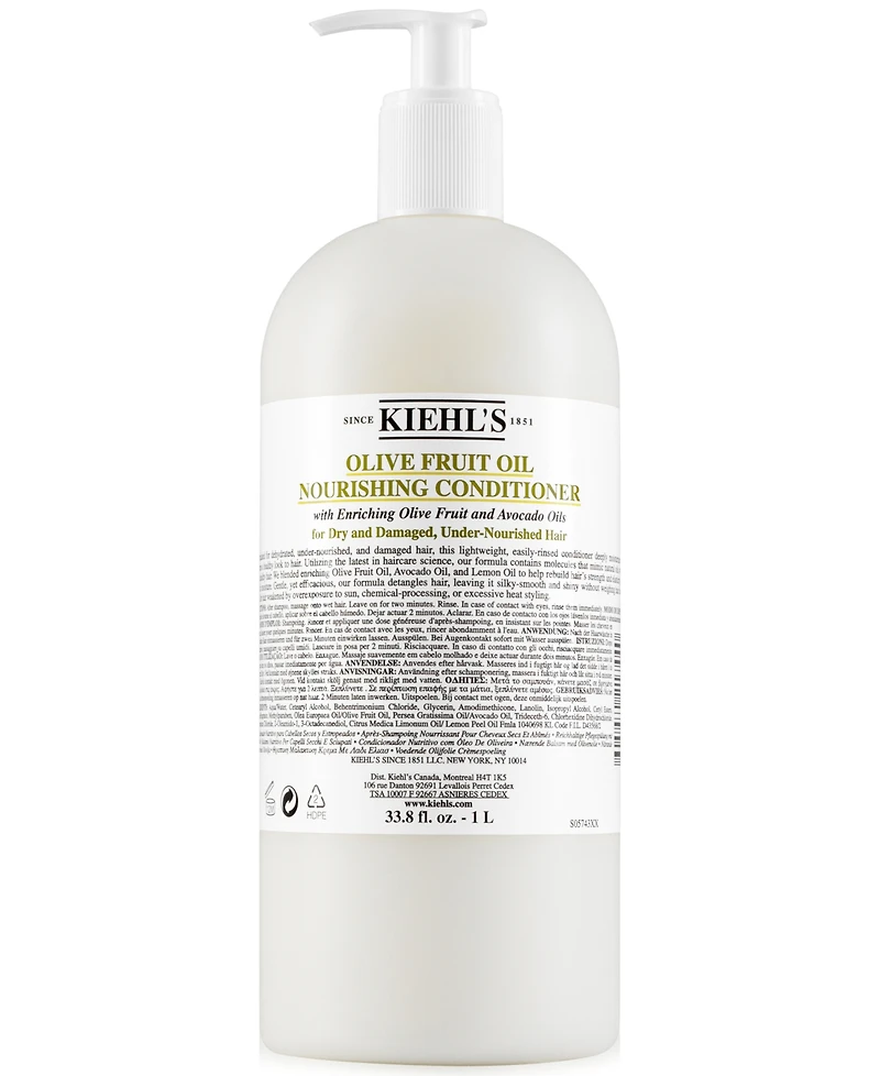 Kiehl's Since 1851 Olive Fruit Oil Nourishing Conditioner, 33.8 fl. oz.