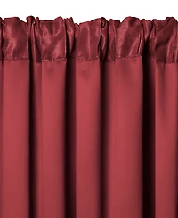Elrene Home Fashions Antonia Damask Print Blackout Window Curtain