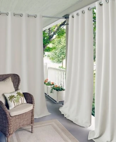 Elrene Home Fashions Connor Solid Indoor Outdoor Window Curtain