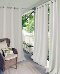 Elrene Home Fashions Connor Solid Indoor Outdoor Window Curtain