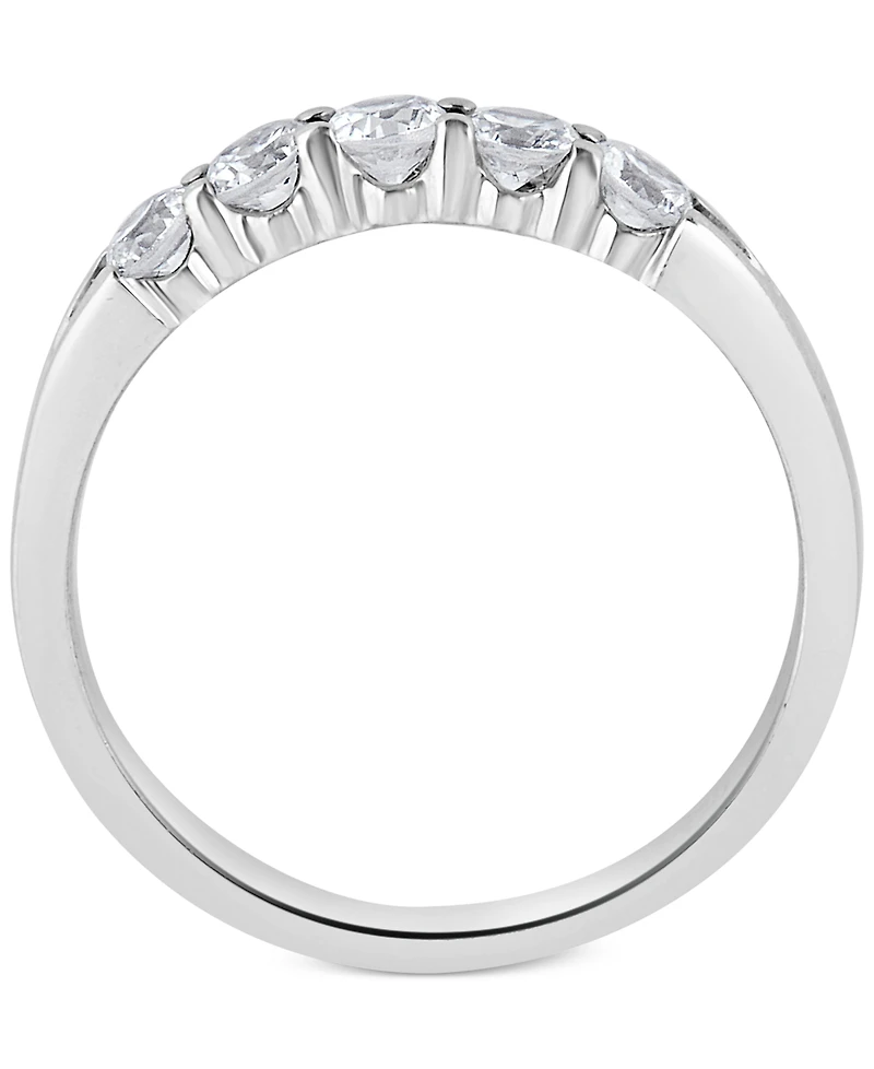 Diamond Five-Stone Ring (1/2 ct. t.w.) 14k White or Yellow Gold