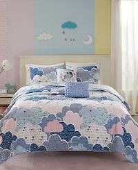 Intelligent Design Cloud 4-Pc. Quilt Set, Twin/Twin Xl
