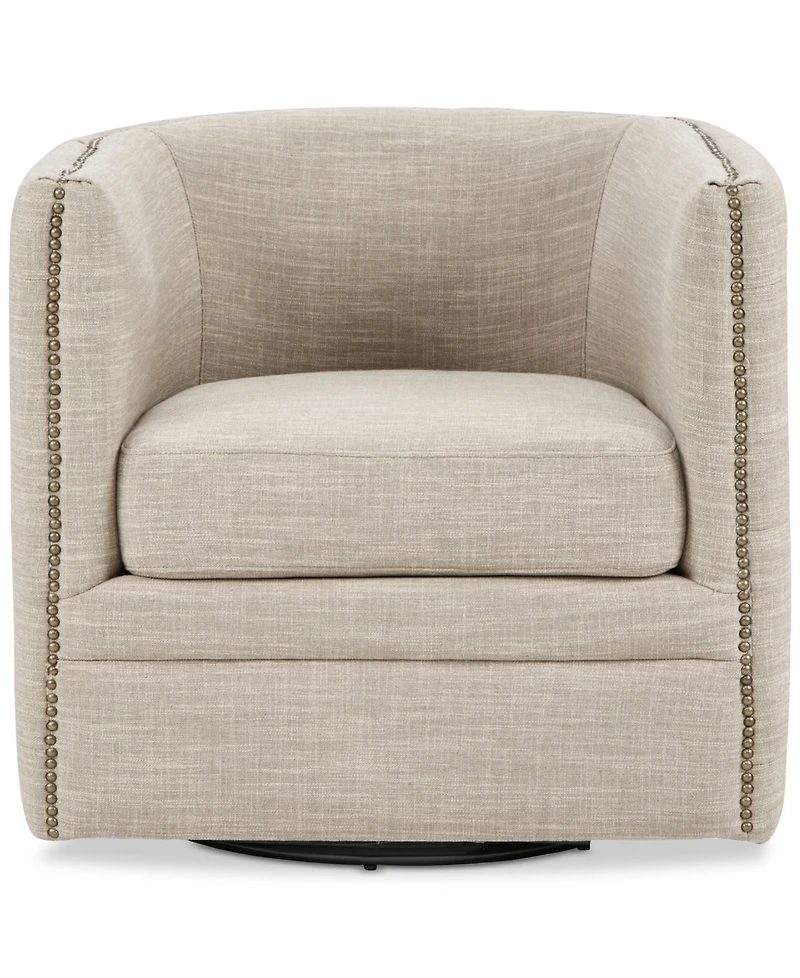 Madison Park Capstone Swivel Tufted Chair
