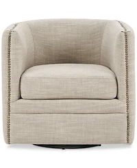 Madison Park Capstone Swivel Tufted Chair