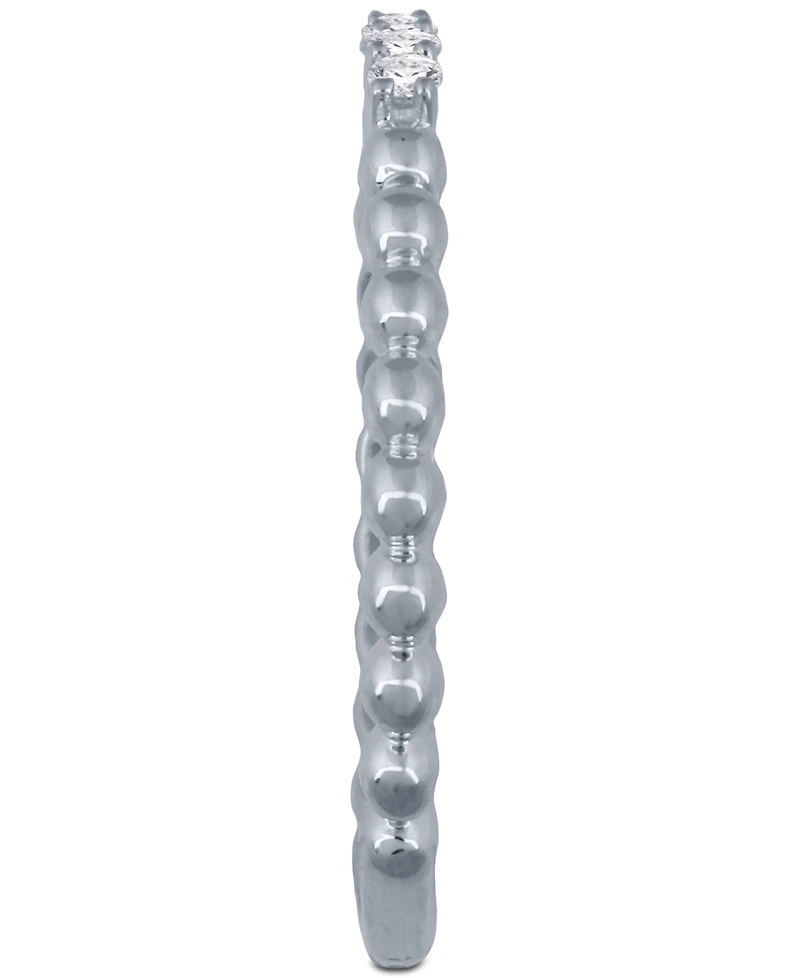 Diamond Stackable Beaded Band (1/8 ct. t.w.)