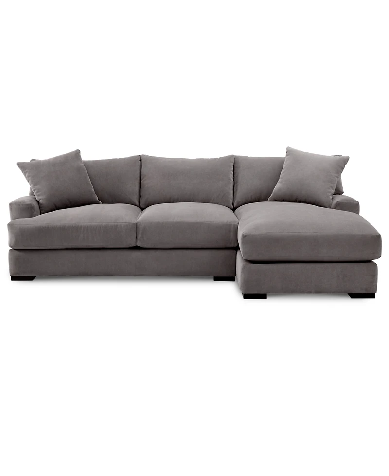Closeout! Rhyder -Pc. Fabric Sectional Sofa with Chaise