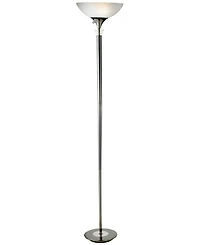 Adesso Metropolis Black Nickel Floor Lamp