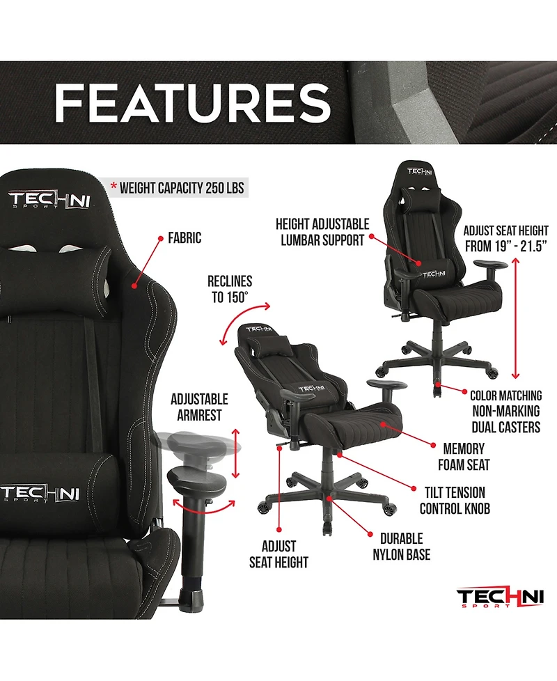 Techni Sport Ts-F44 Gaming Chair