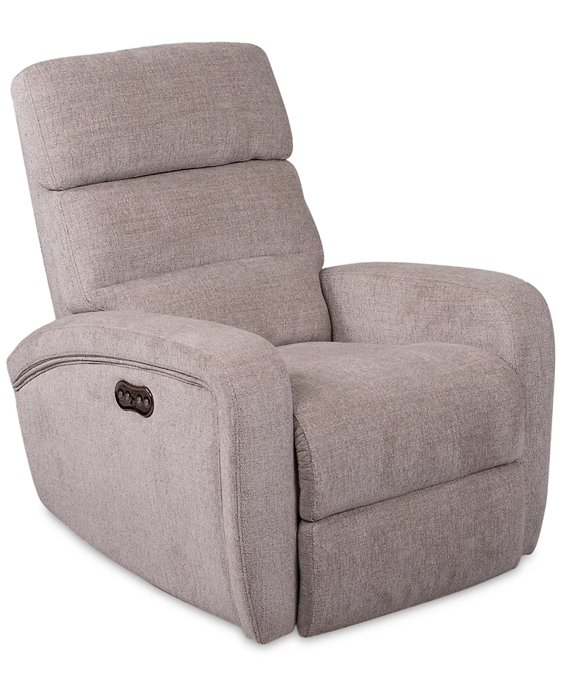 Stellarae Fabric Power Recliner with Usb, Created for Macy's
