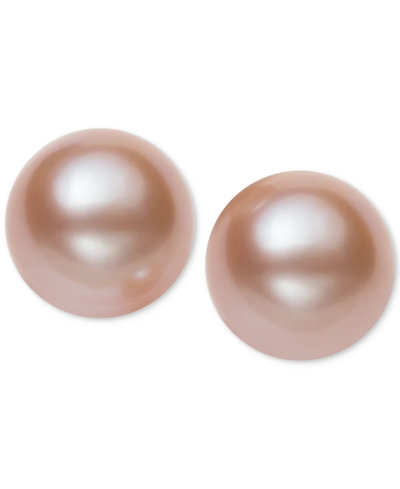 Belle de Mer Cultured Freshwater Pearl Stud Earrings (7mm) 14k Gold