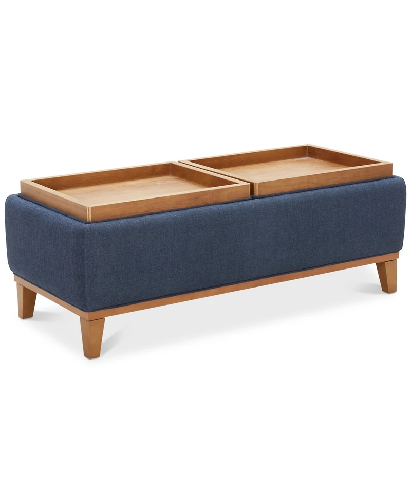 Jollene Fabric Storage Cocktail Ottoman, Created for Macy's