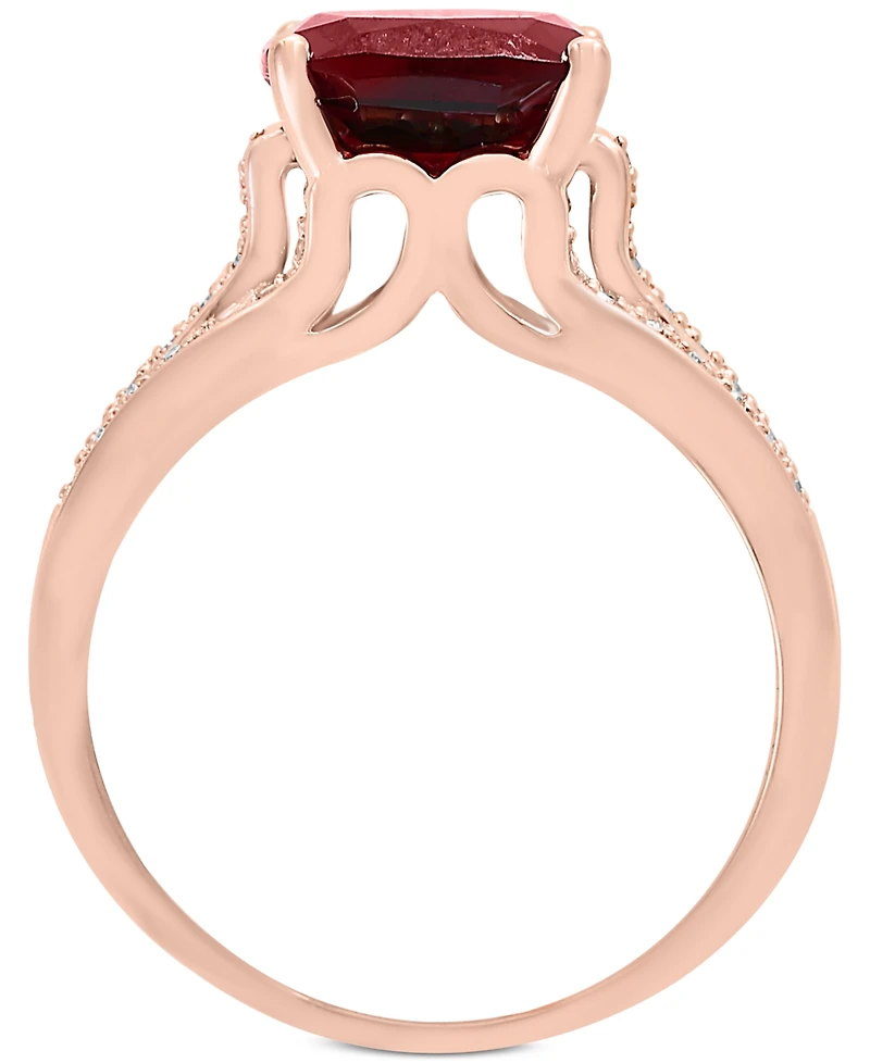 Effy Garnet (3-1/4 ct. t.w.) and Diamond (1/5 Ring 14k Rose Gold