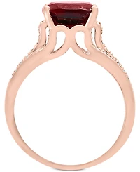 Effy Garnet (3-1/4 ct. t.w.) and Diamond (1/5 Ring 14k Rose Gold