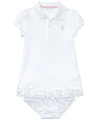 Polo Ralph Lauren Baby Girls Ruffled Trim Cupcake Dress