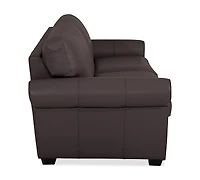 Orid 77" Full Roll Arm Leather Sleeper, Created for Macy's