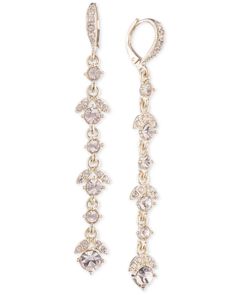 Givenchy Crystal Linear Drop Earrings