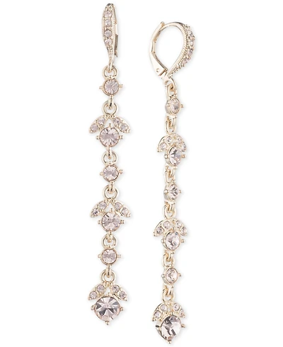 Givenchy Crystal Linear Drop Earrings