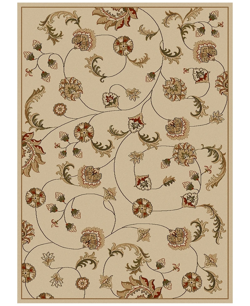 Closeout! Km Home Pesaro Flores 3'3" x 4'11" Area Rug