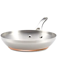 Anolon Nouvelle Copper Stainless Steel 12" French Skillet & Lid
