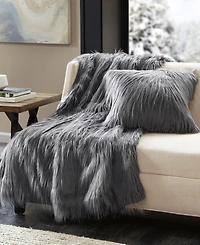 Madison Park Edina Faux-Fur Decorative Pillow, 20" x 20"
