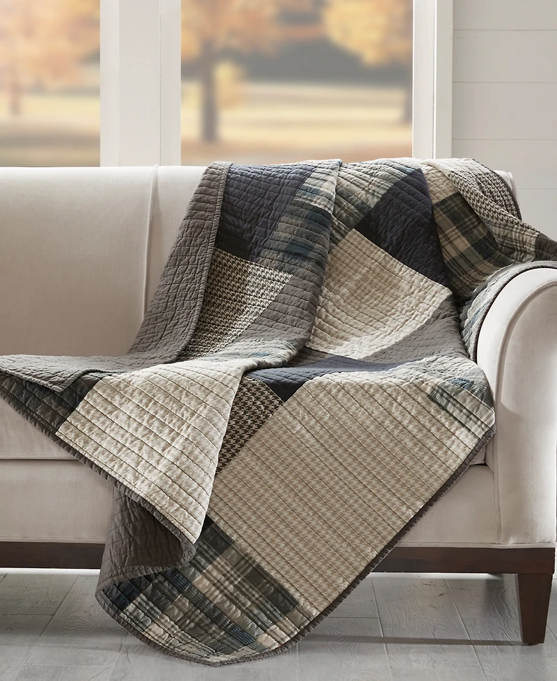 Woolrich Patchwork Quilted Throw, 50" x 70"