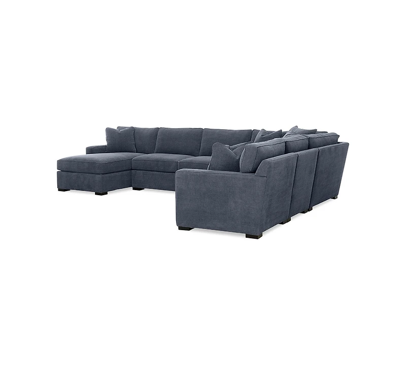 Radley -Piece Fabric Chaise Sectional Sofa
