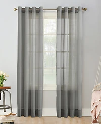 Sheer Voile Grommet Curtain Panel