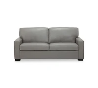 Ennia 75" Leather Apartment Sofa, Created for Macy's