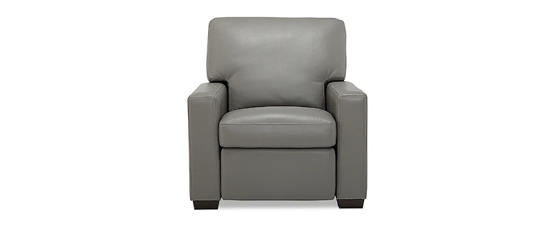 Ennia 36" Leather Pushback Recliner, Created for Macy's