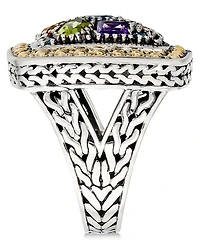 Effy Multi-Stone Ring 18k Yellow Gold and Sterling Silver (3-1/4 ct. t.w.)