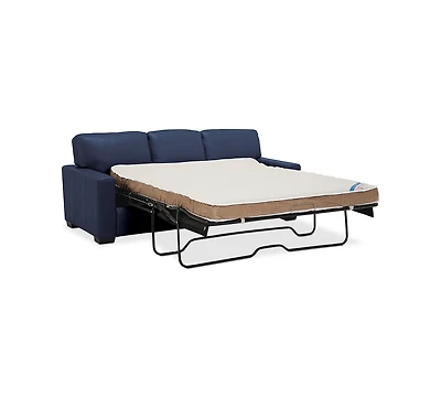 Ennia 82" Leather Queen Sleeper Sofa, Created for Macy's