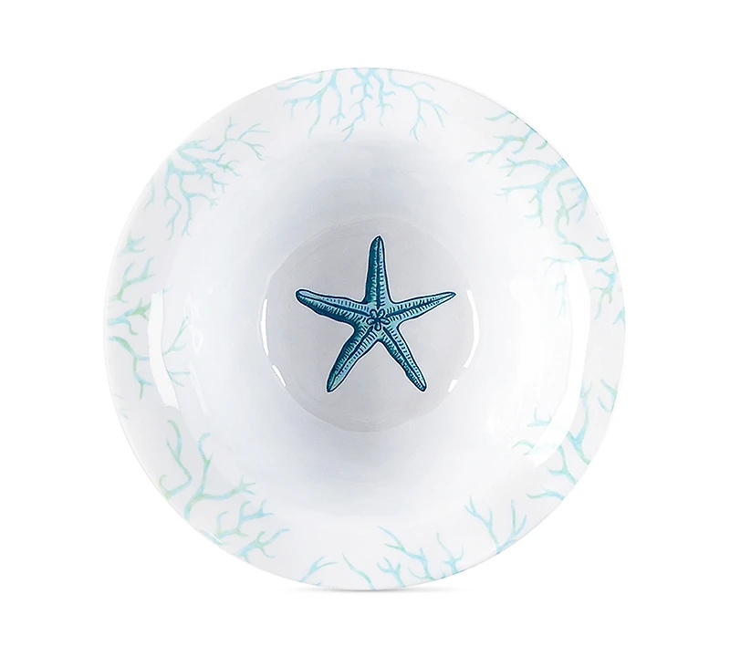 Q Squared Captiva 4-Pc. Melamine 6.5" Cereal Bowl Set