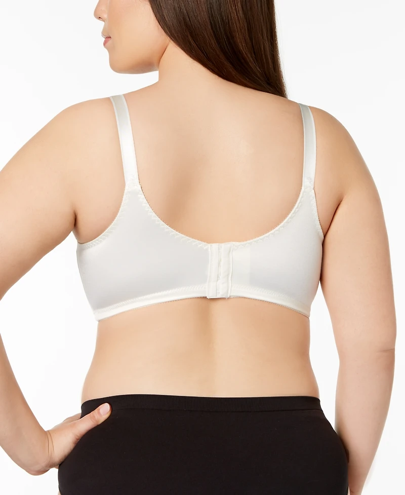 Bali Double Support Tailored Wireless Lace Up Front Bra 3820