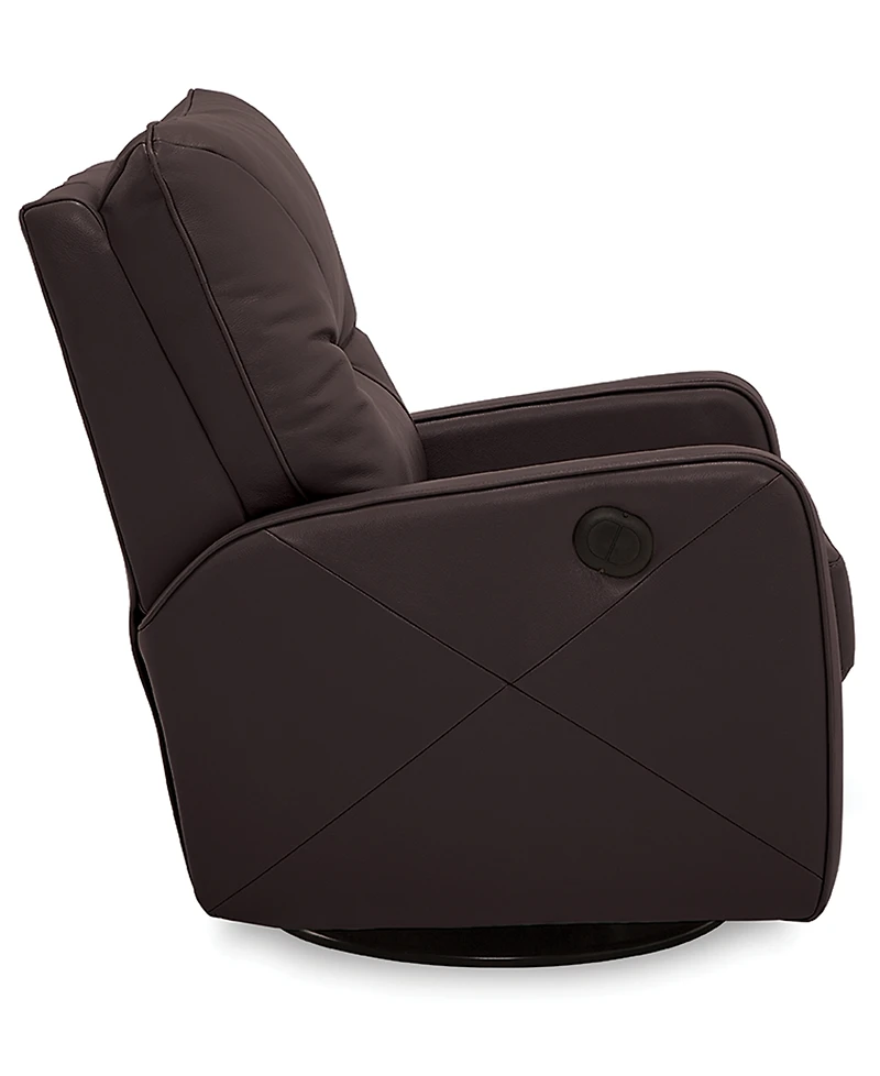 Finchley Leather Power Swivel Glider Recliner
